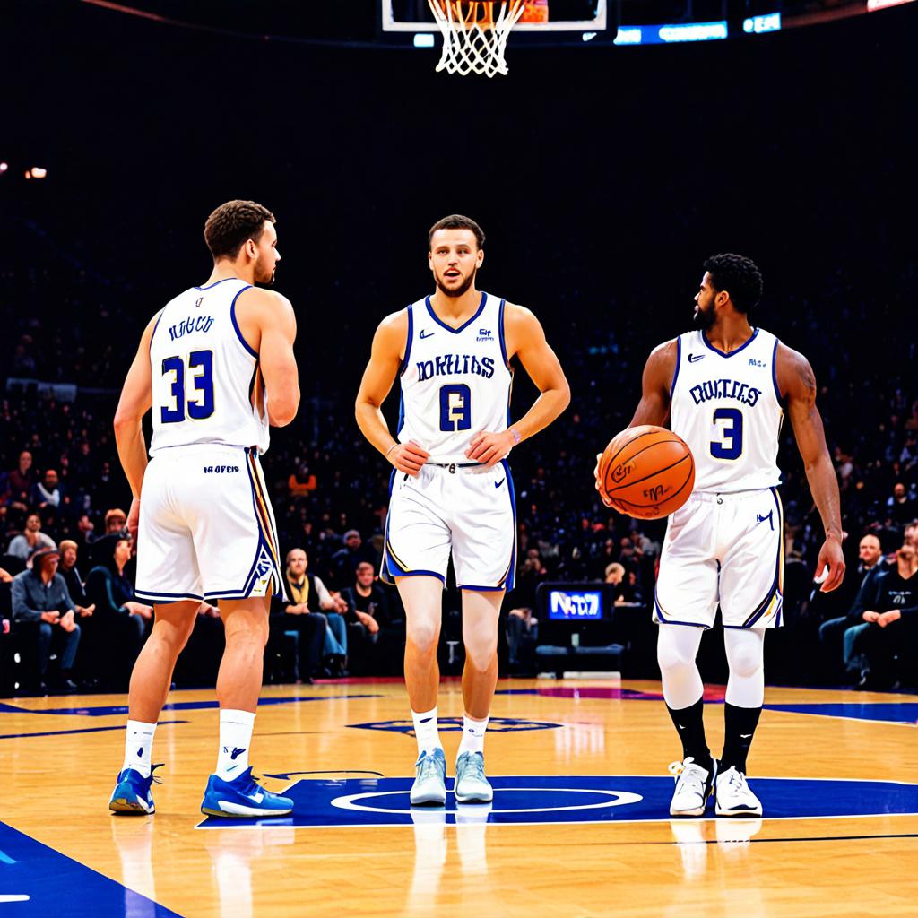 NBA2016全明星赛三分球盛宴，库里与汤普森的辉煌时刻