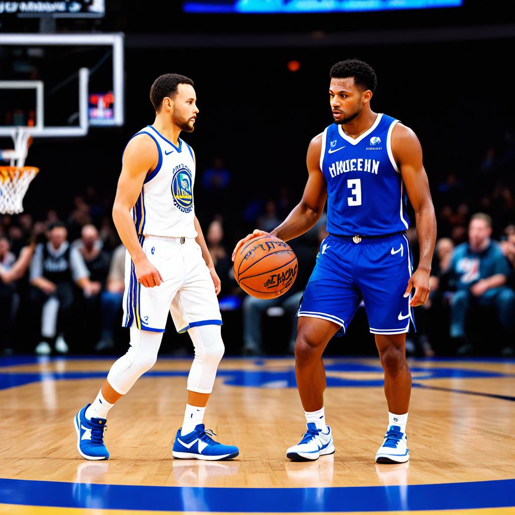 NBA2016全明星三分大赛，库里与汤普森的水花对决